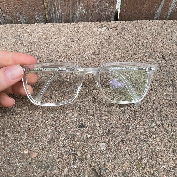 HEMINGWAY Crystal Clear Silver Eyeglass Frame 54 19 145 H4854 - Picture 2 of 8